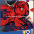 Wholesale FashionCheap Red Oversized Pashmina Neck Scarf Shawls Floral Designs Pattern For Women